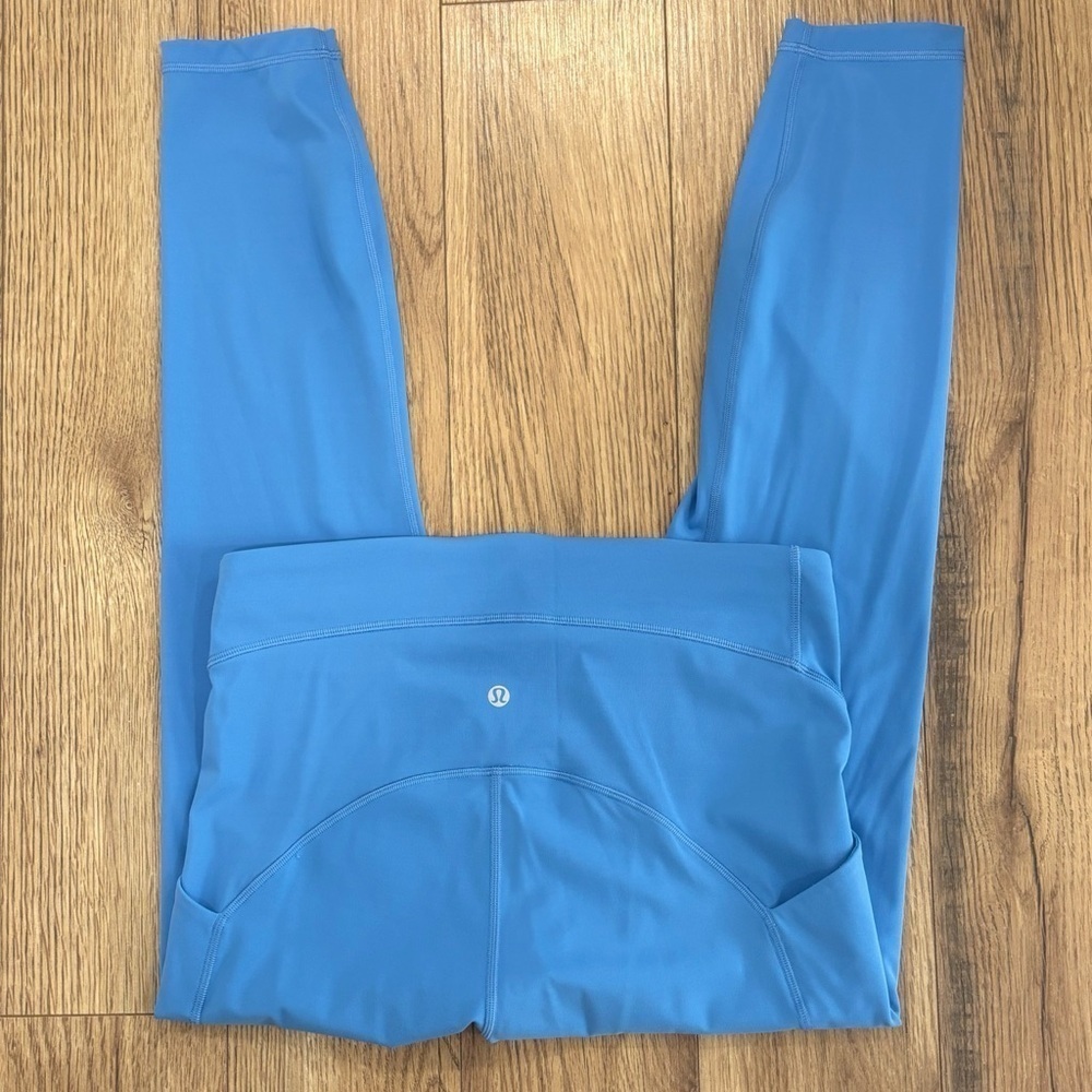 Lululemon Power Thru High Rise Tight 25" In Blue Nile Size 10